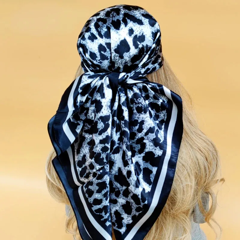 90*90CM Shawls Fashion Beach Sunscreen Silk Scarves