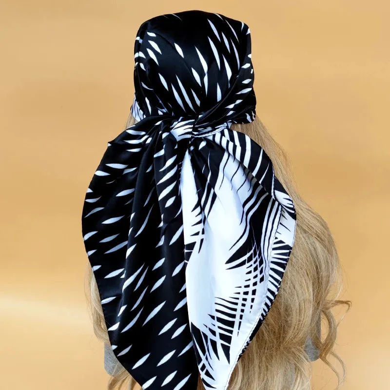90*90CM Shawls Fashion Beach Sunscreen Silk Scarves