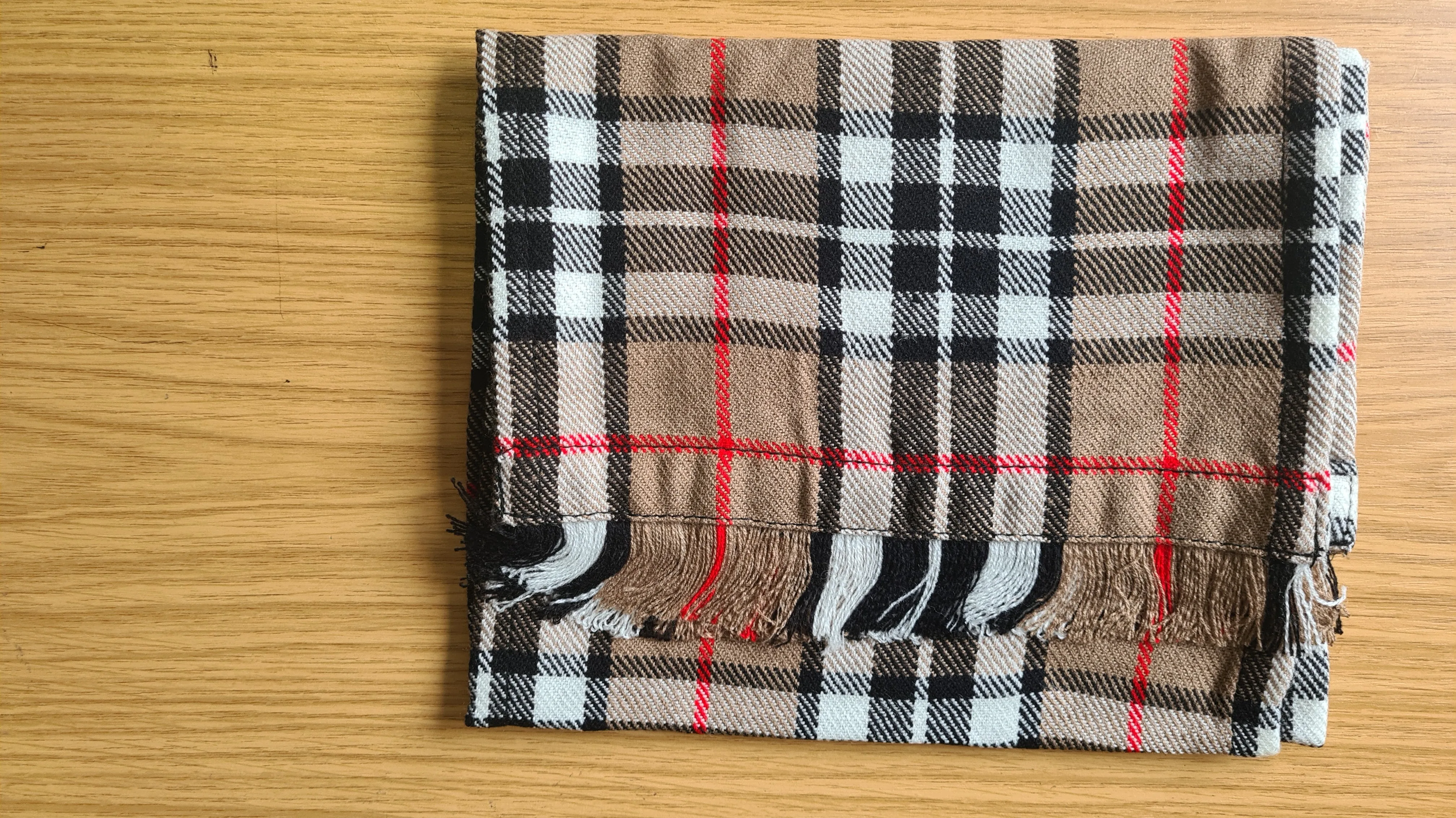 Acrylic Wool Tartan Scarf for Men & Women Shawls and Wraps