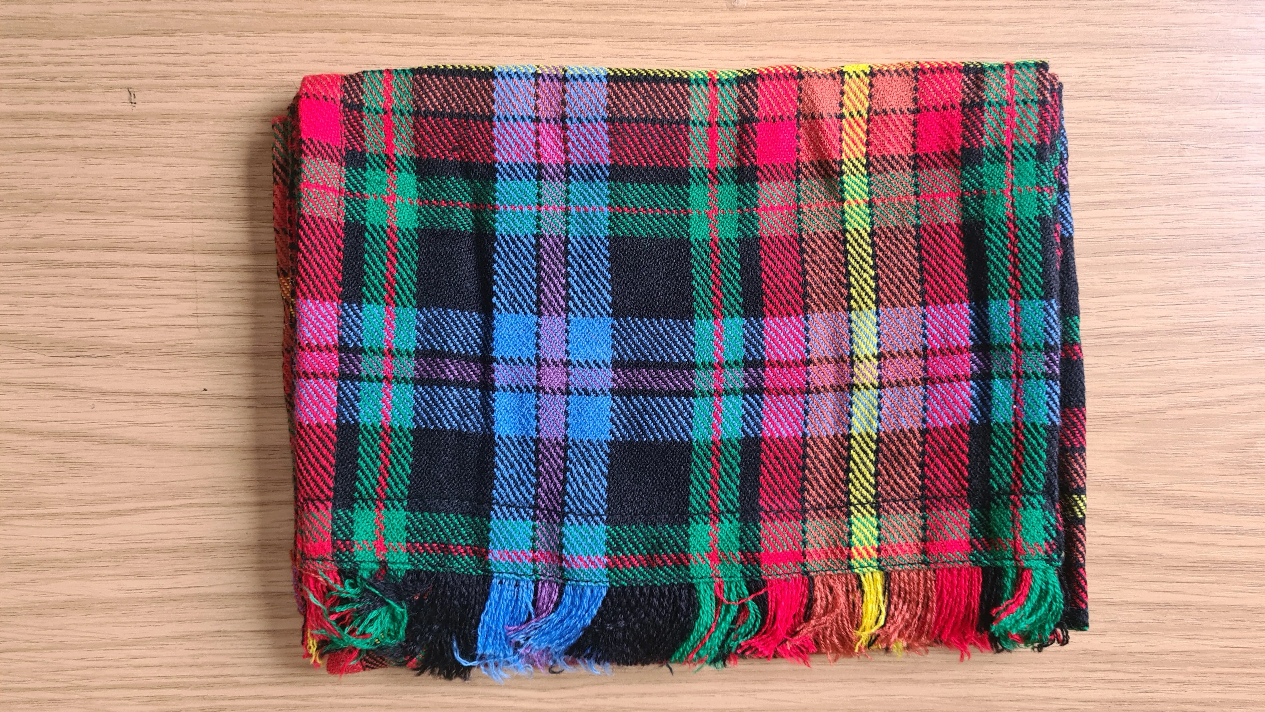 Acrylic Wool Tartan Scarf for Men & Women Shawls and Wraps