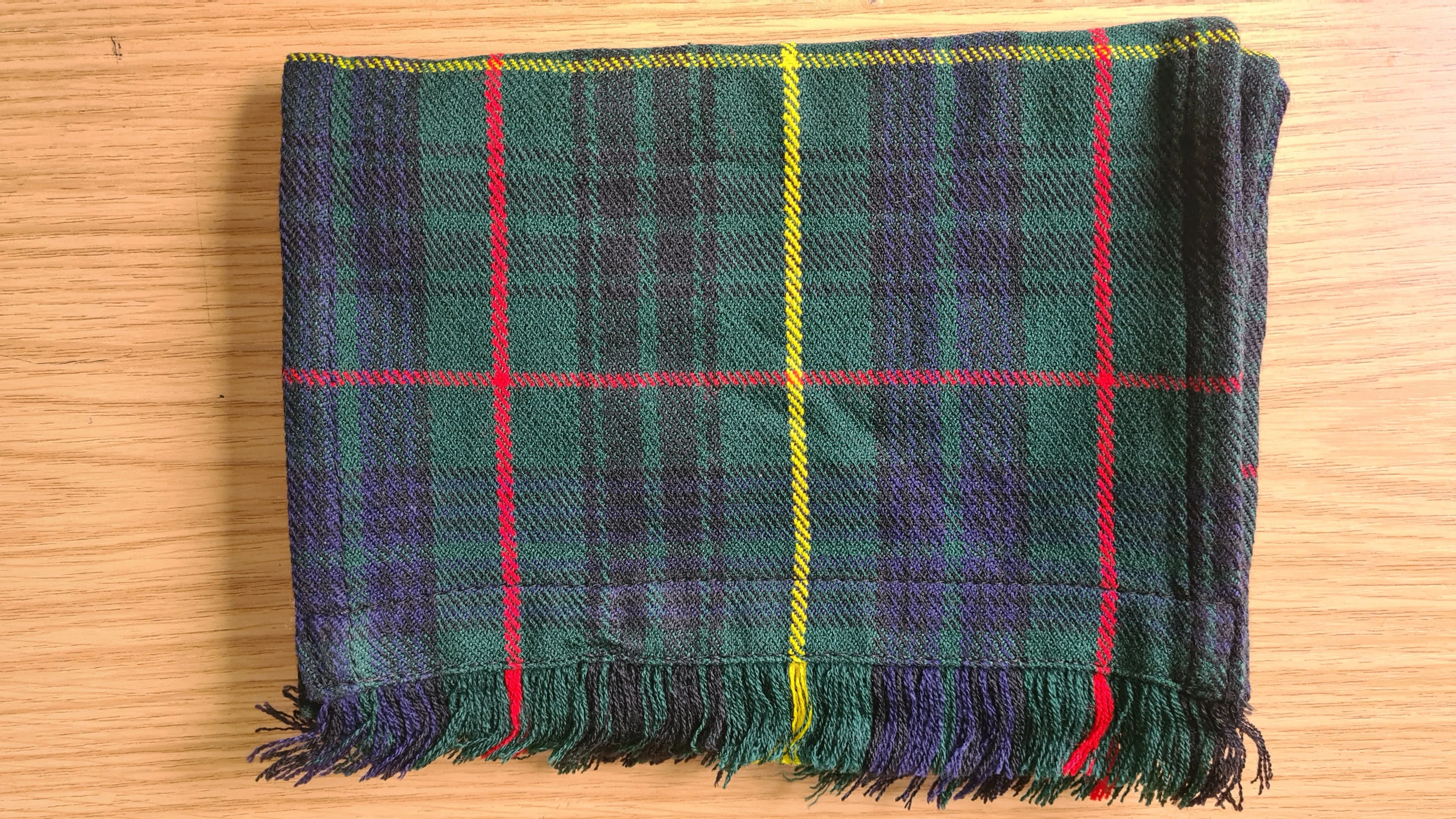 Acrylic Wool Tartan Scarf for Men & Women Shawls and Wraps