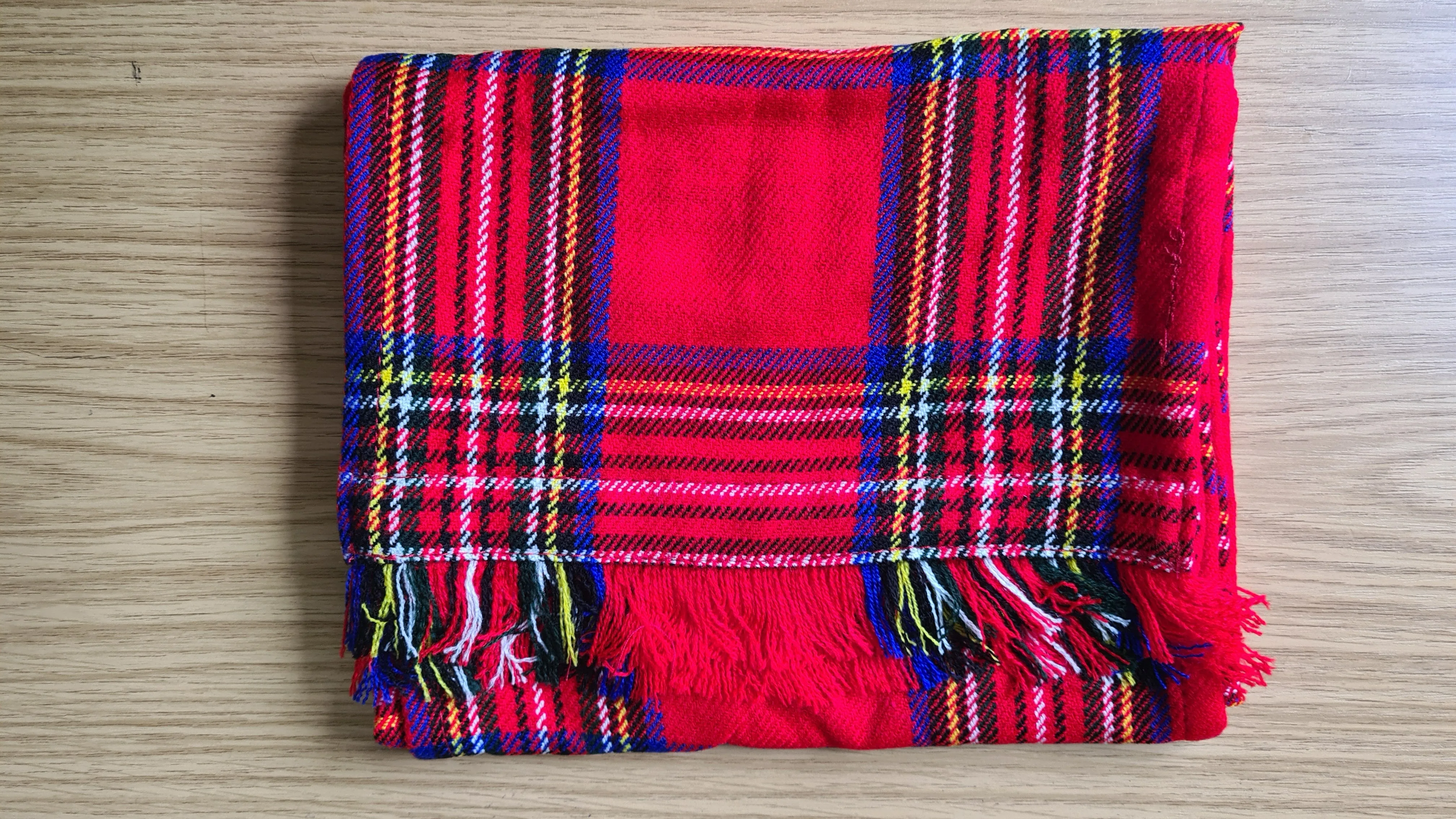 Acrylic Wool Tartan Scarf for Men & Women Shawls and Wraps