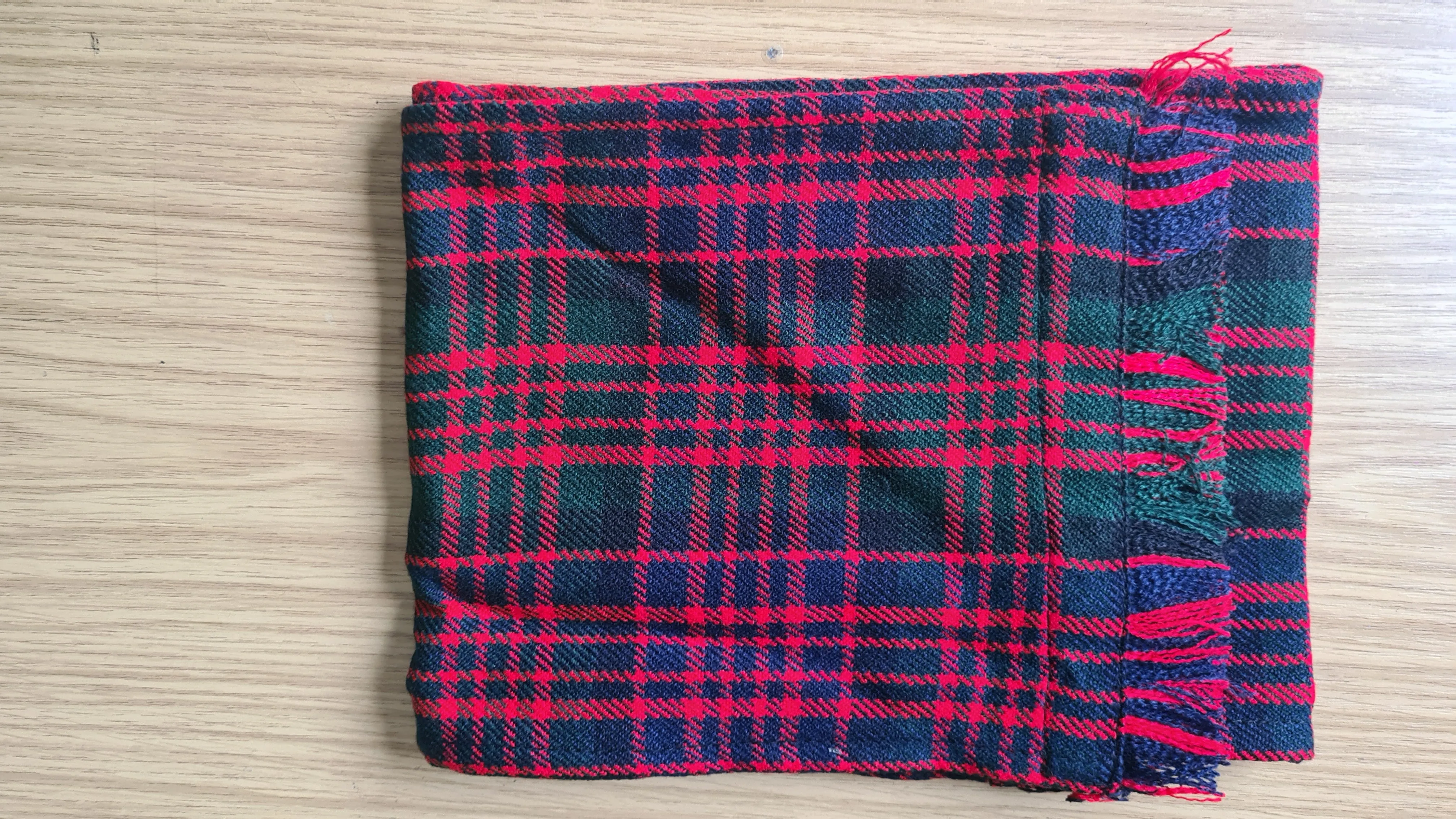 Acrylic Wool Tartan Scarf for Men & Women Shawls and Wraps