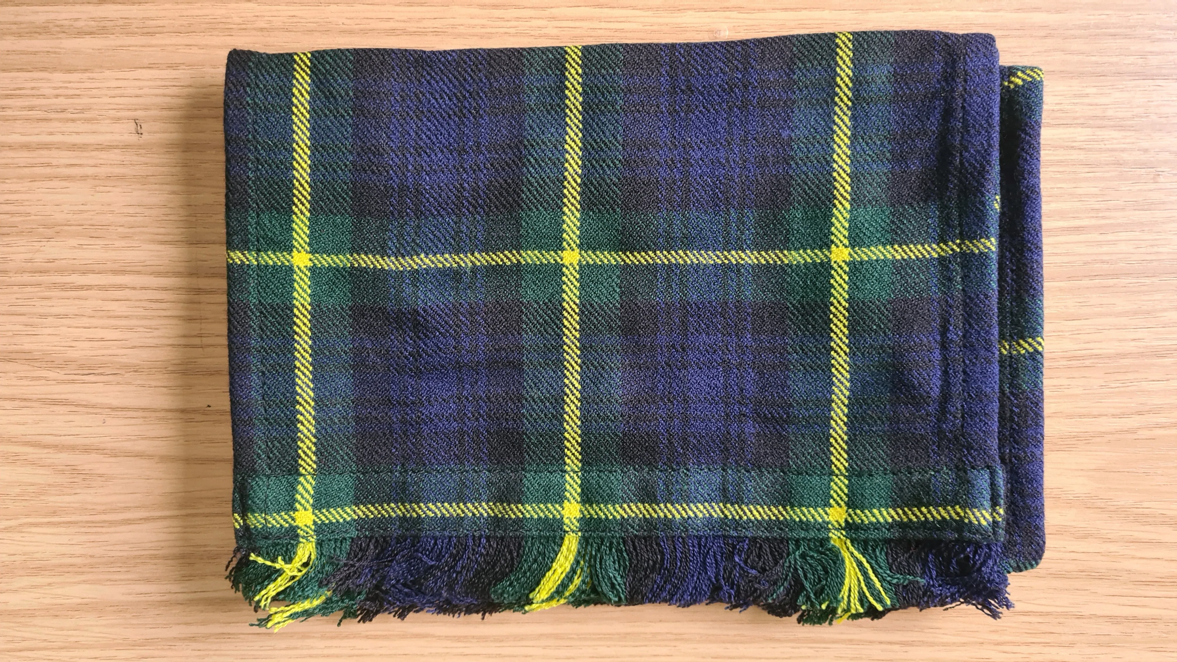 Acrylic Wool Tartan Scarf for Men & Women Shawls and Wraps