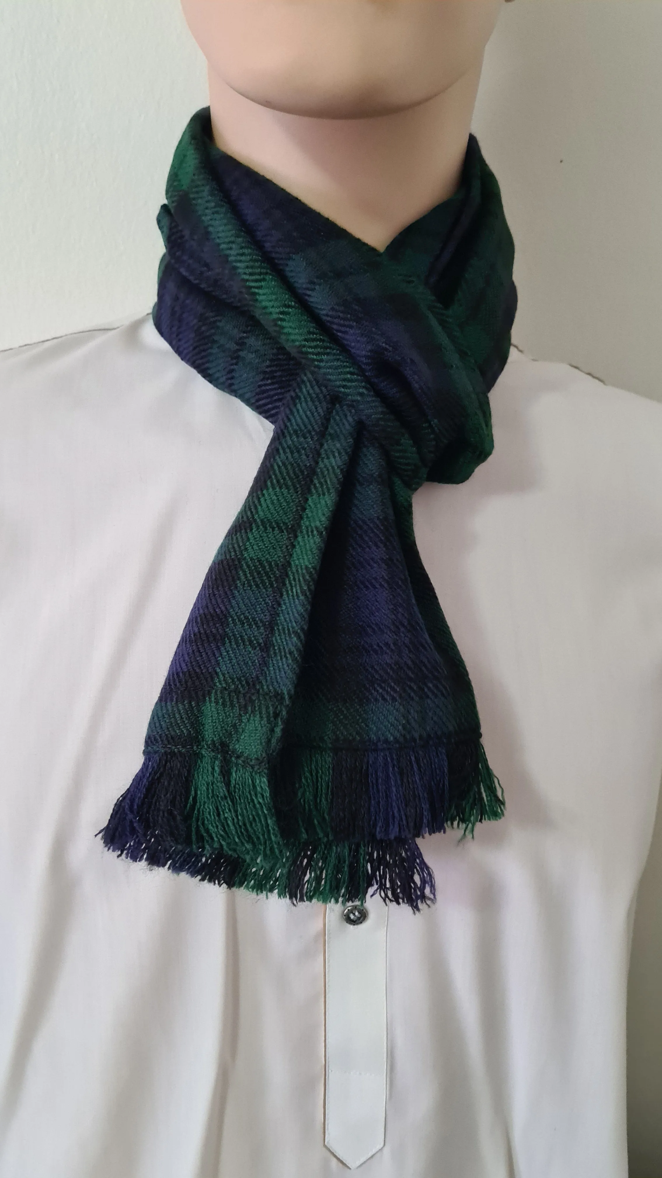 Acrylic Wool Tartan Scarf for Men & Women Shawls and Wraps