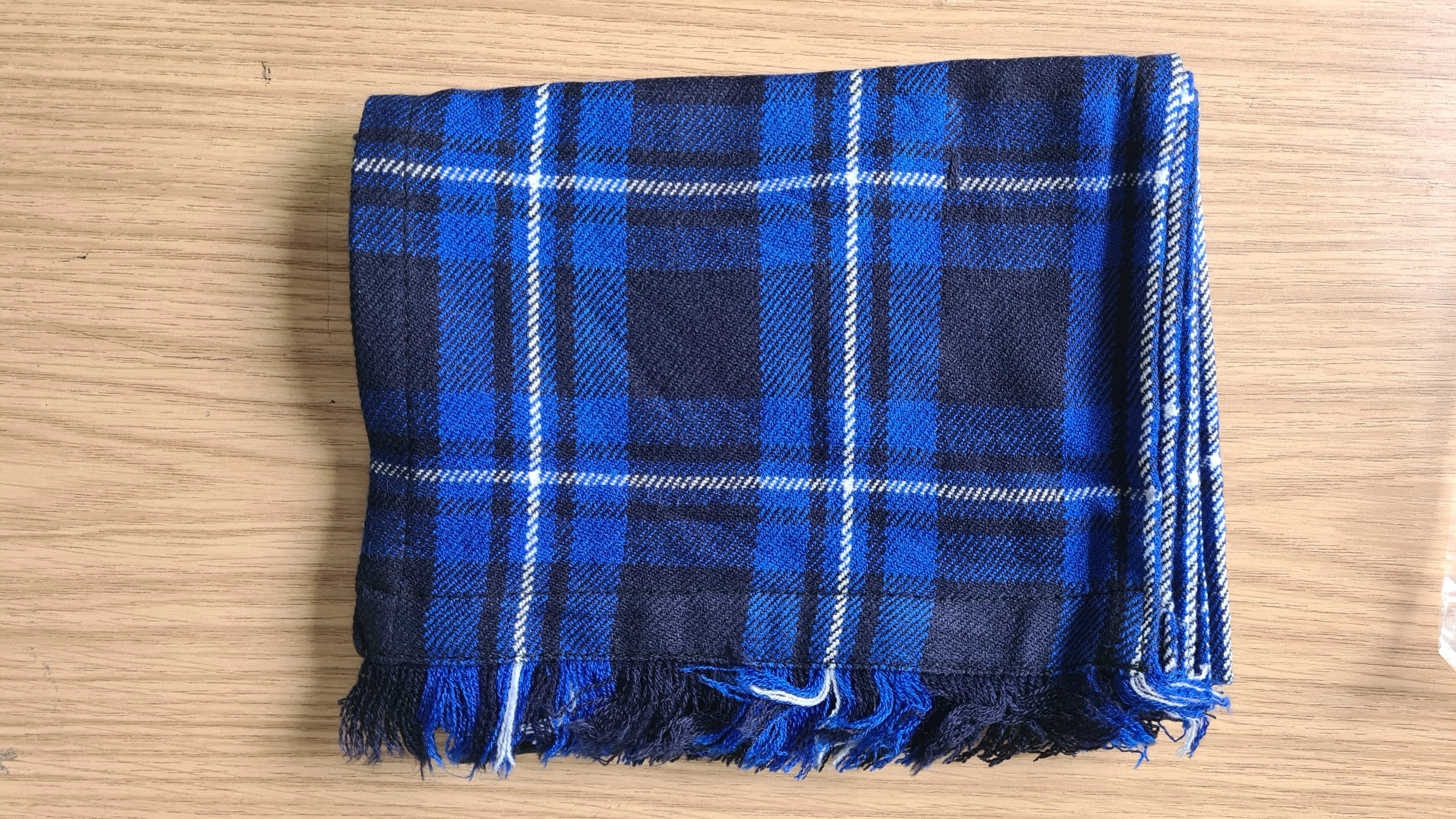 Acrylic Wool Tartan Scarf for Men & Women Shawls and Wraps