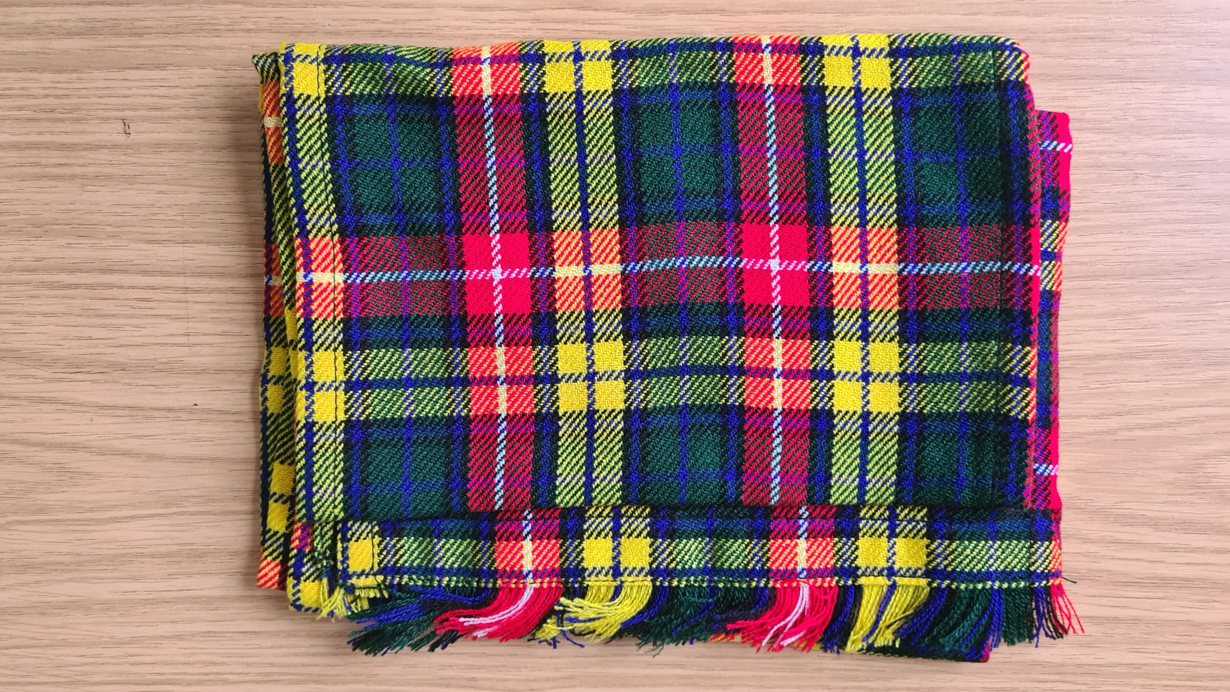 Acrylic Wool Tartan Scarf for Men & Women Shawls and Wraps