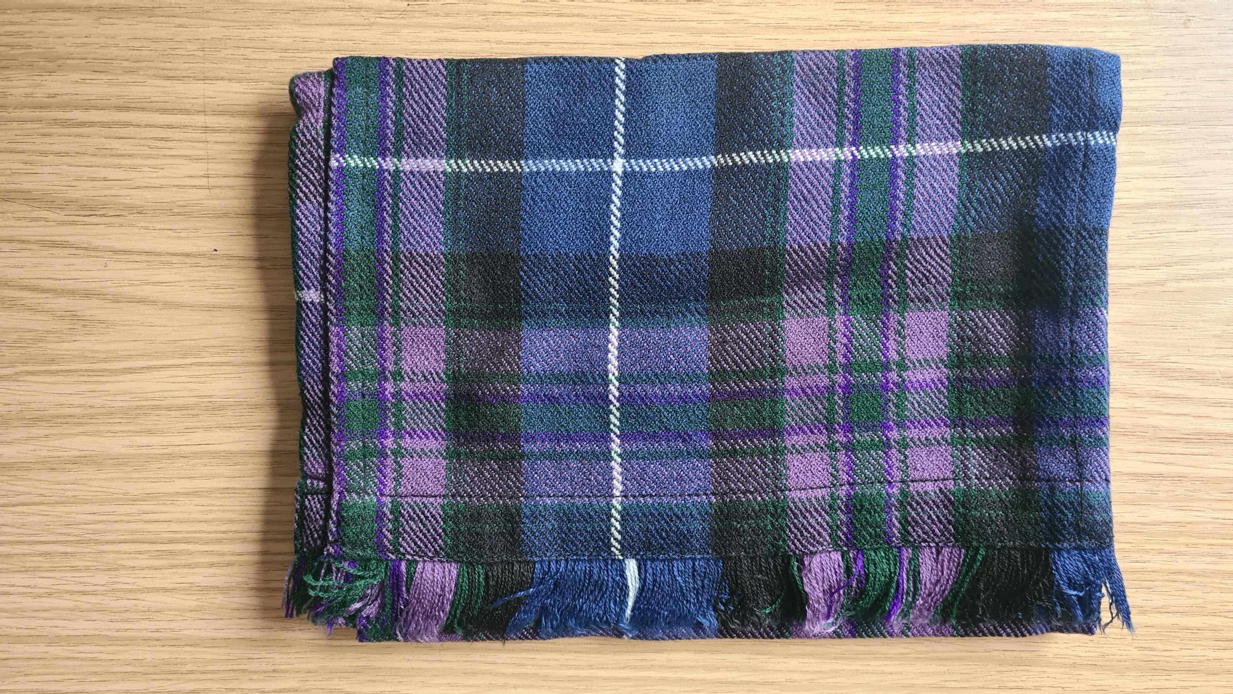 Acrylic Wool Tartan Scarf for Men & Women Shawls and Wraps