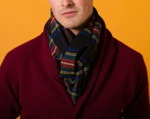 Acrylic Wool Tartan Scarf for Men & Women Shawls and Wraps
