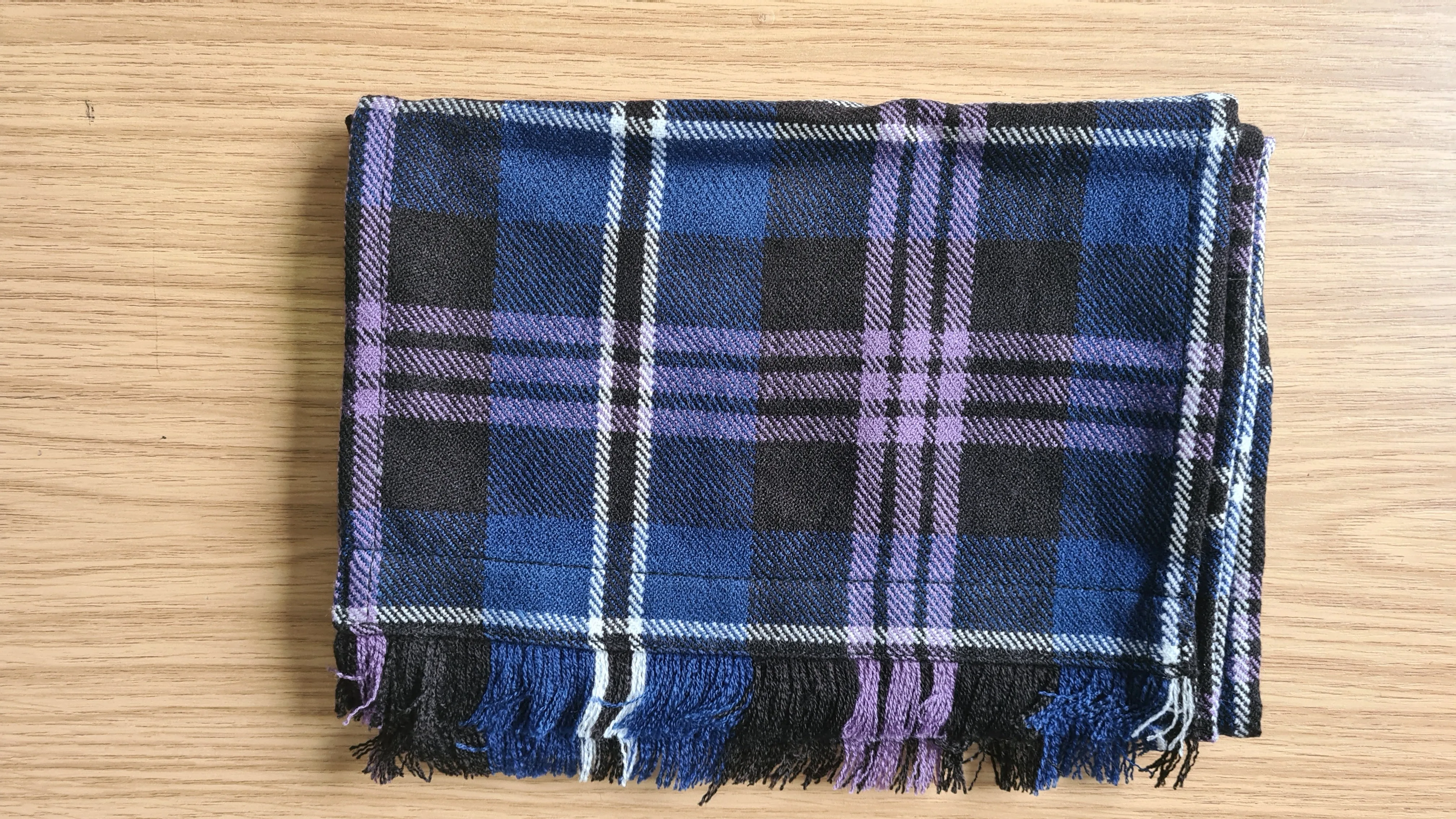 Acrylic Wool Tartan Scarf for Men & Women Shawls and Wraps