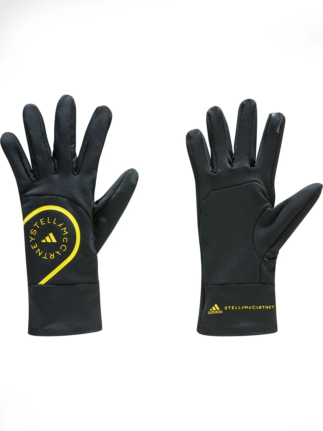 Adidas  By Stella Mccartney Gloves - Black/Shock Yellow