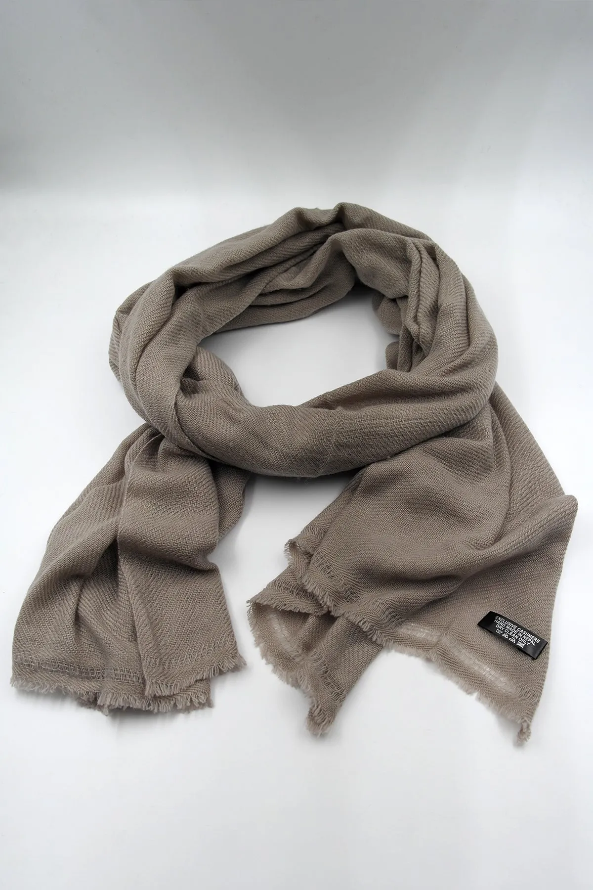 Adobe Brown Pure Pashmina Shawls for Women