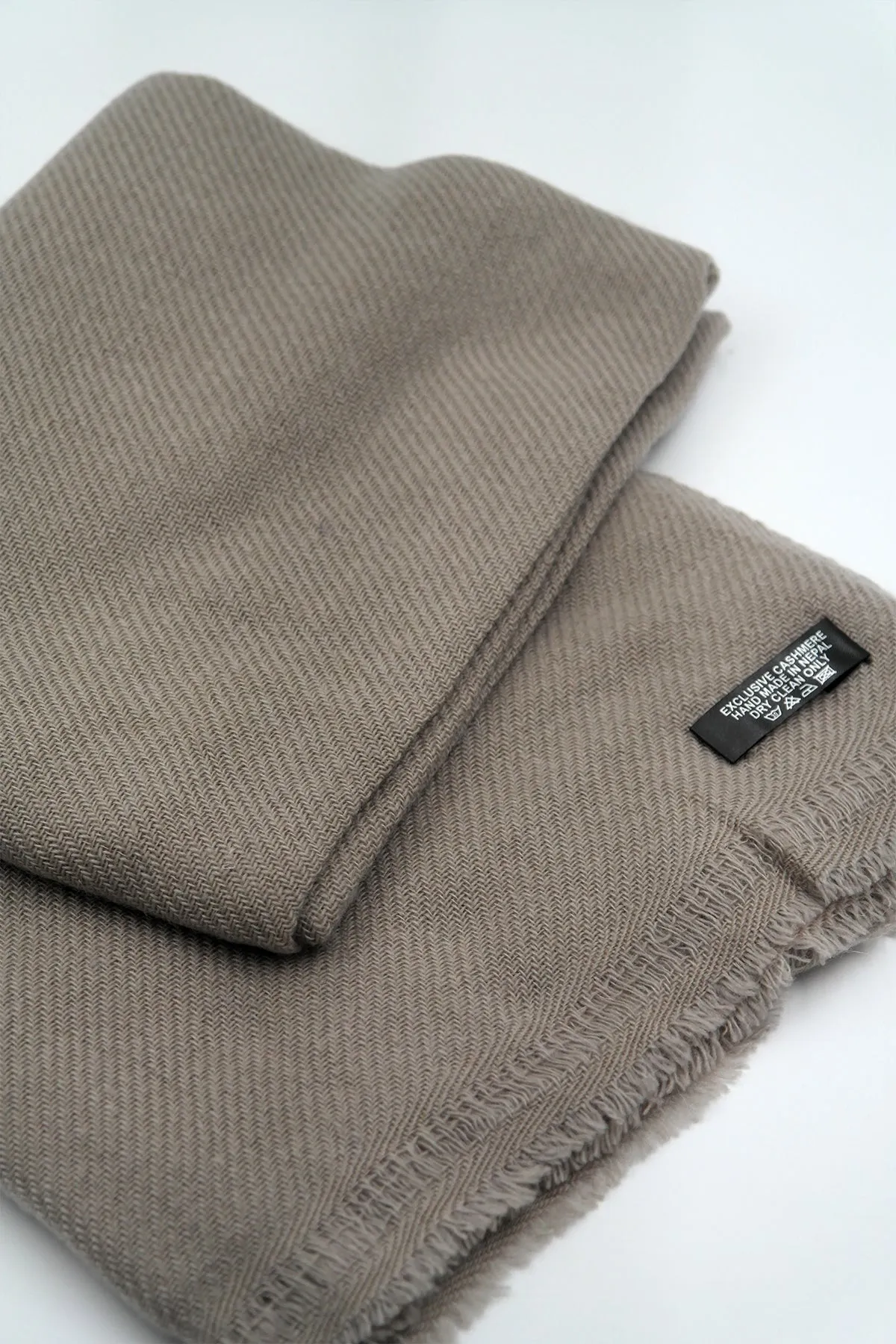 Adobe Brown Pure Pashmina Shawls for Women