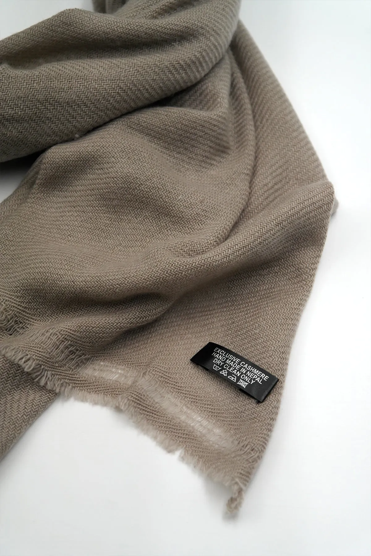 Adobe Brown Pure Pashmina Shawls for Women