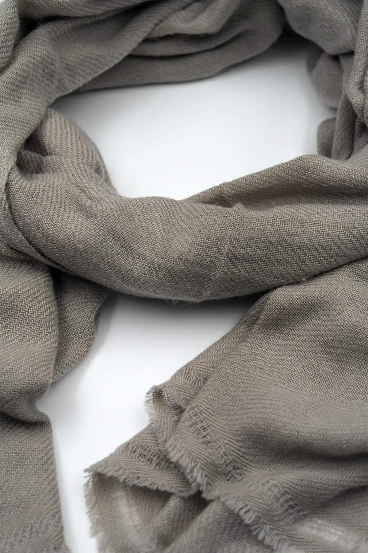 Adobe Brown Pure Pashmina Shawls for Women