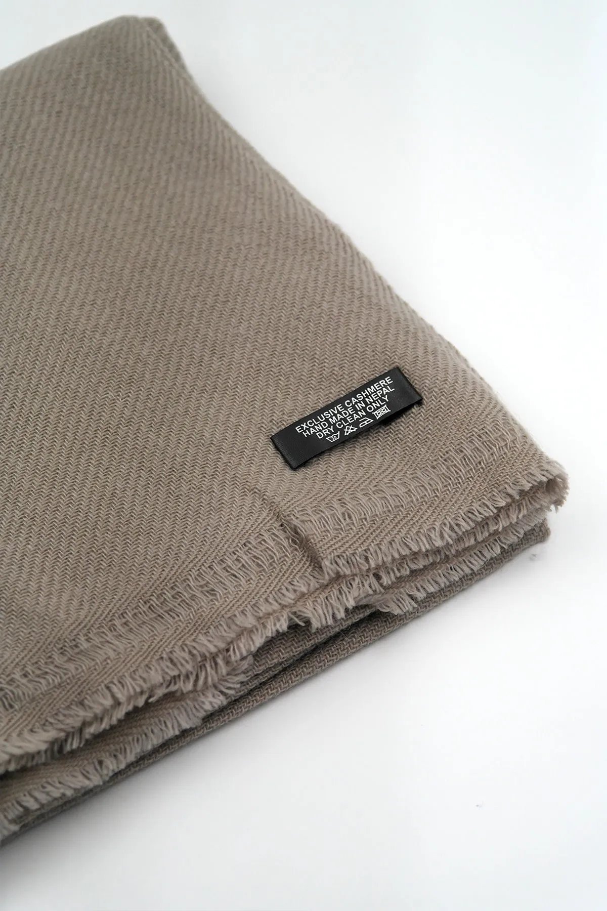 Adobe Brown Pure Pashmina Shawls for Women