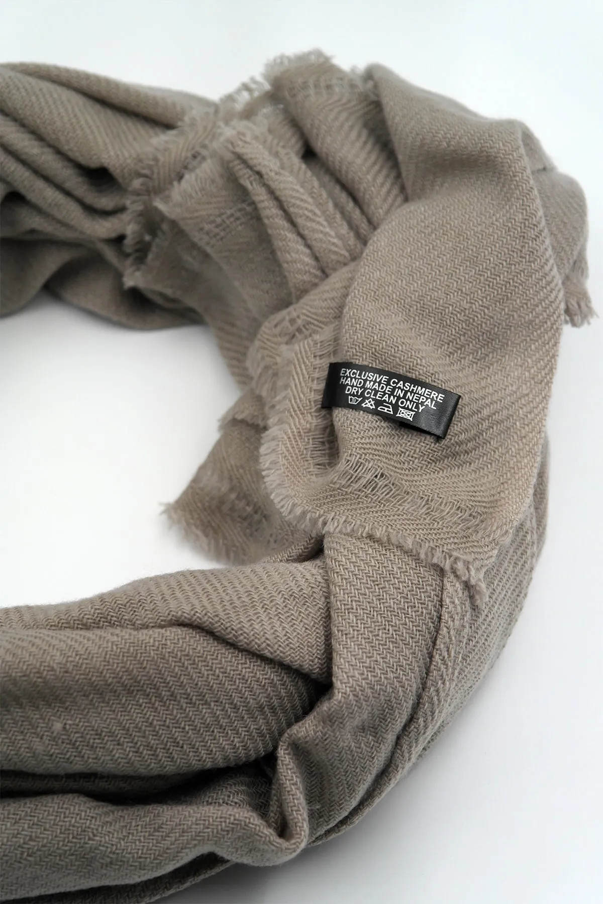 Adobe Brown Pure Pashmina Shawls for Women