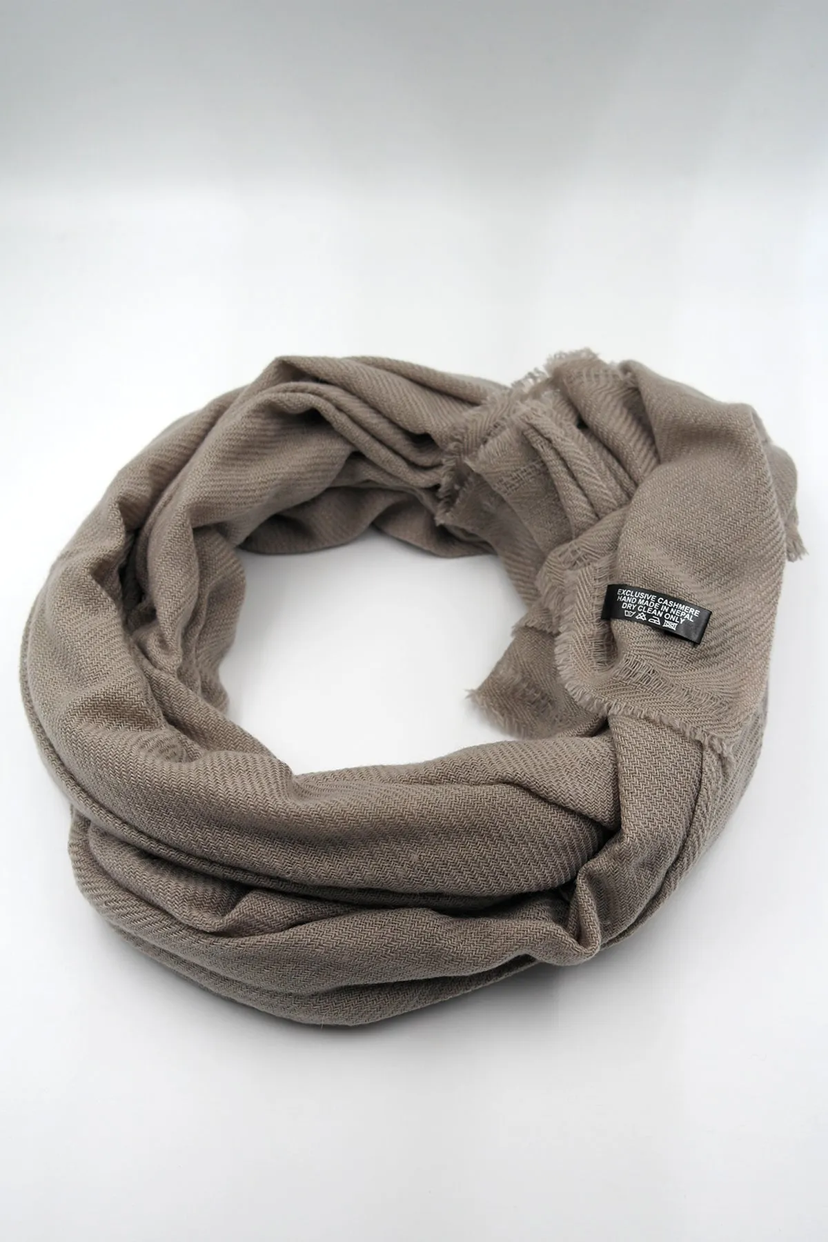 Adobe Brown Pure Pashmina Shawls for Women