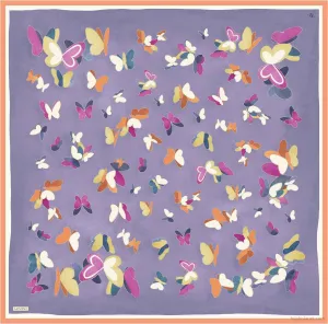Armine Butterfly Print Silk Scarf #31