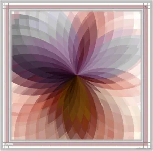 Armine Lotus Abstract Silk Scarf #21
