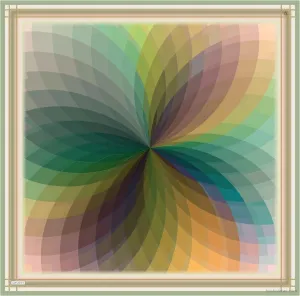 Armine Lotus Abstract Silk Scarf #33
