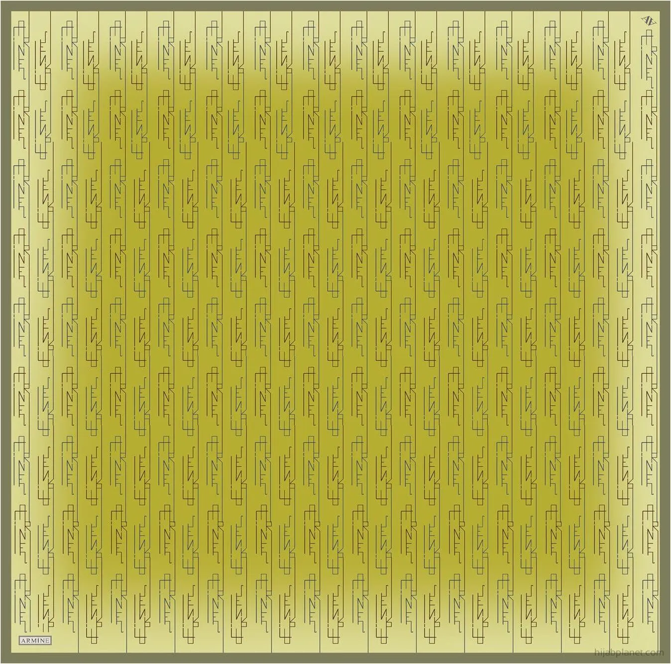 Armine Pisces Abstract Silk Scarf #53