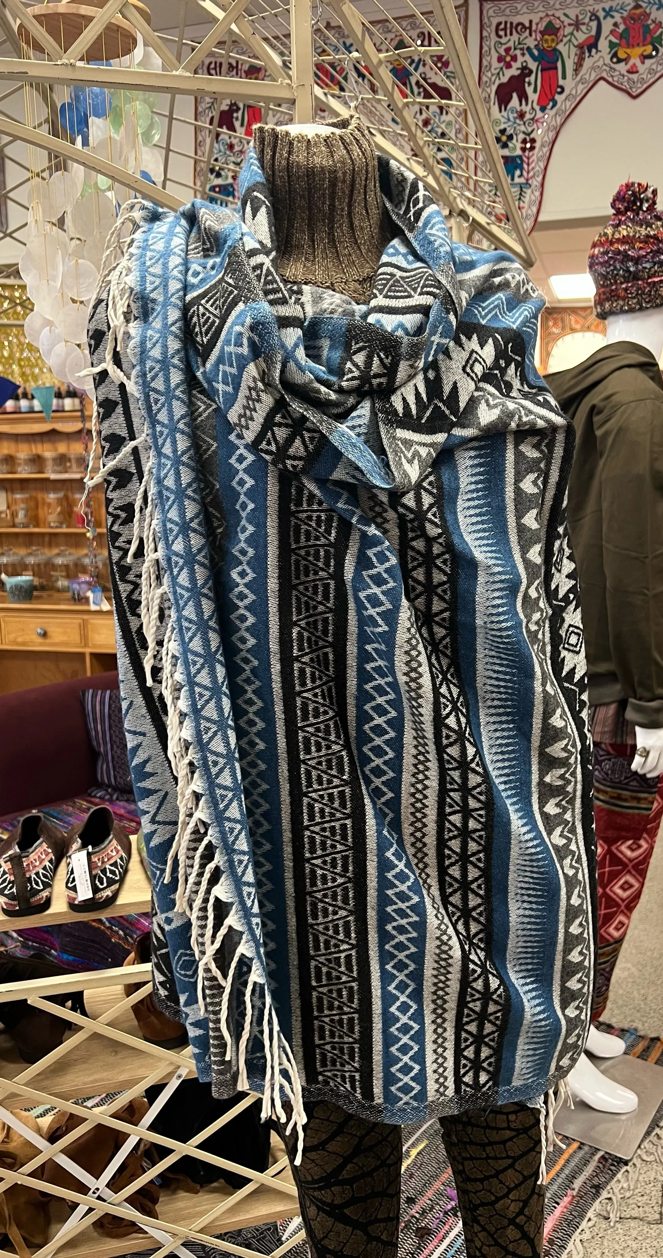 Aztec Winter Shawl