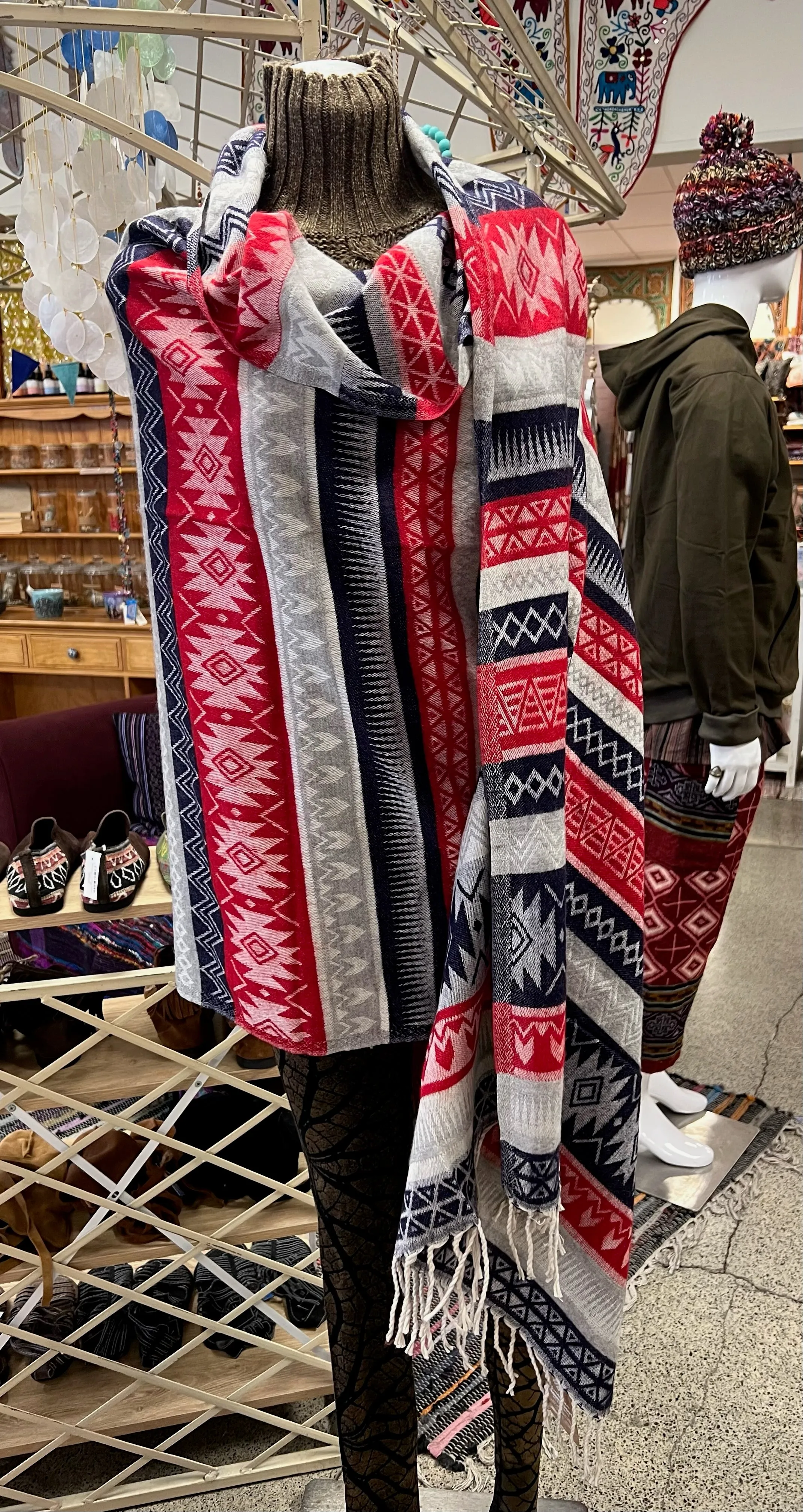 Aztec Winter Shawl