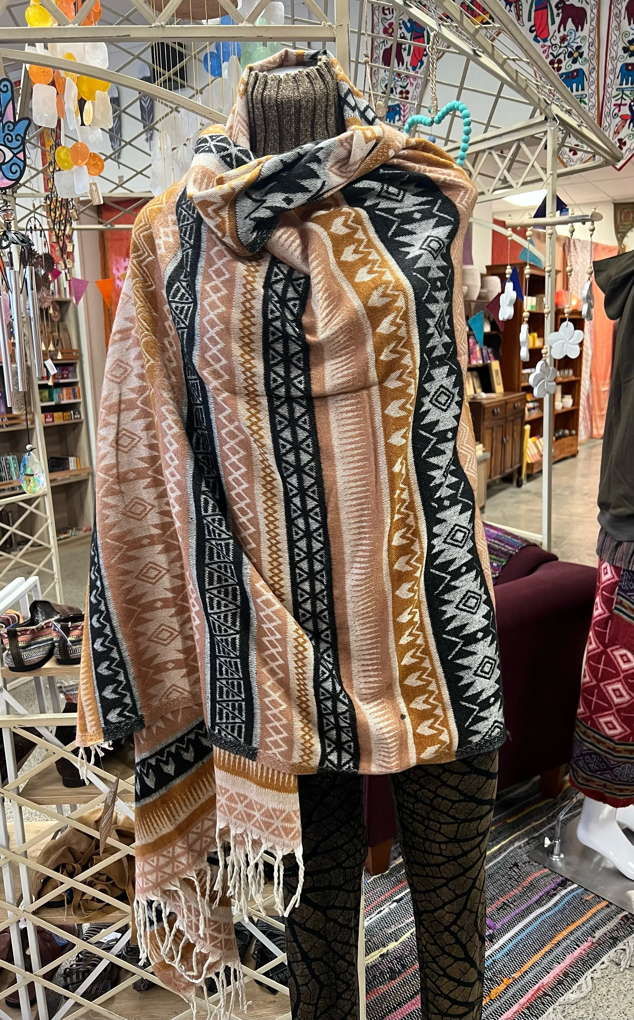 Aztec Winter Shawl