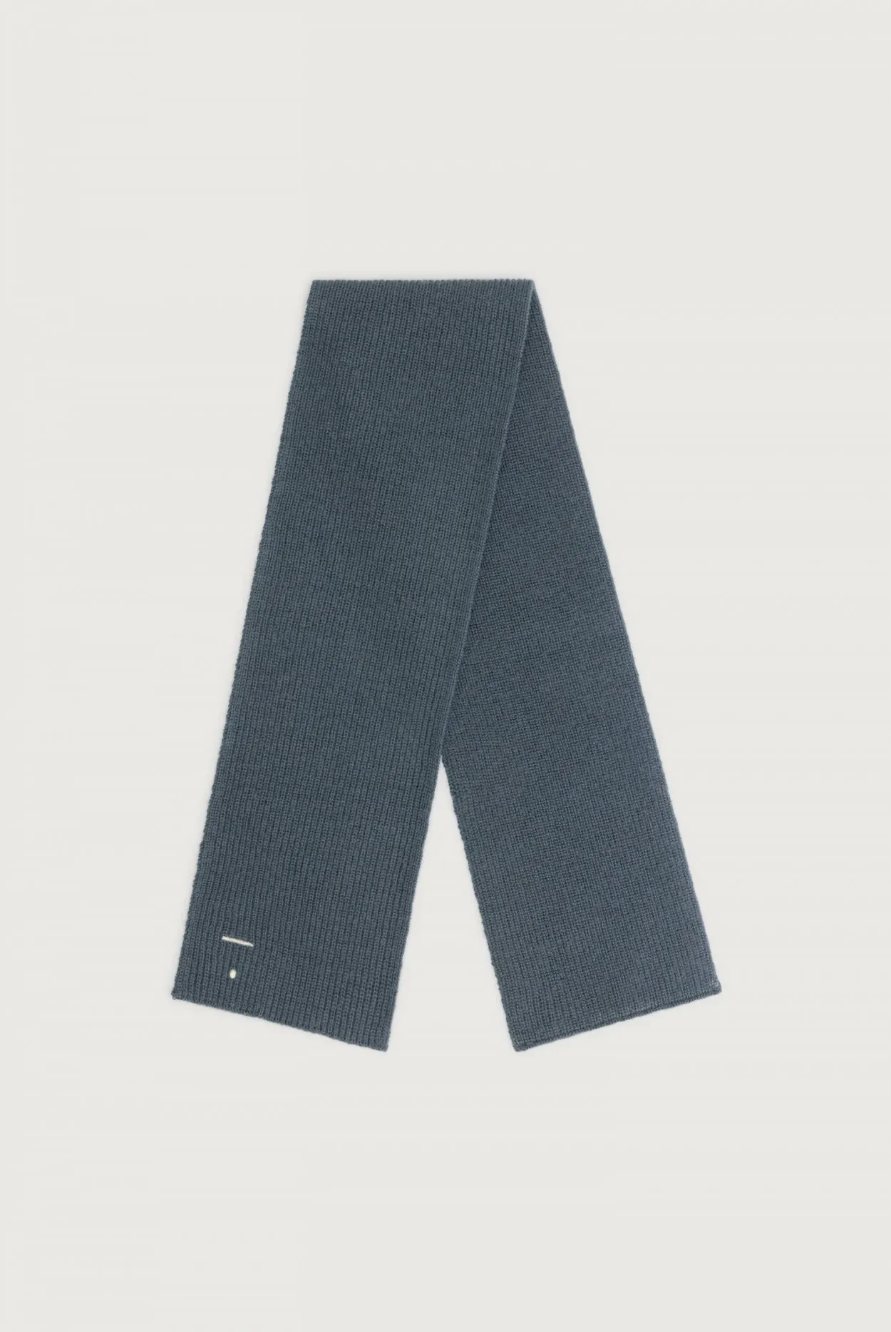 Baby Knitted Scarf | Blue Grey