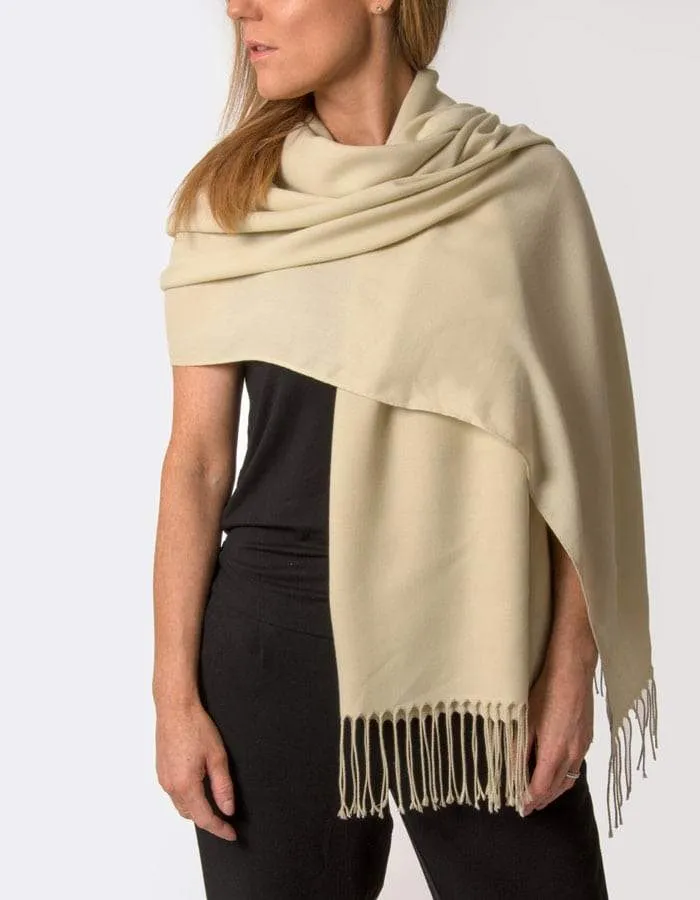 Beige Pashmina | SECONDS