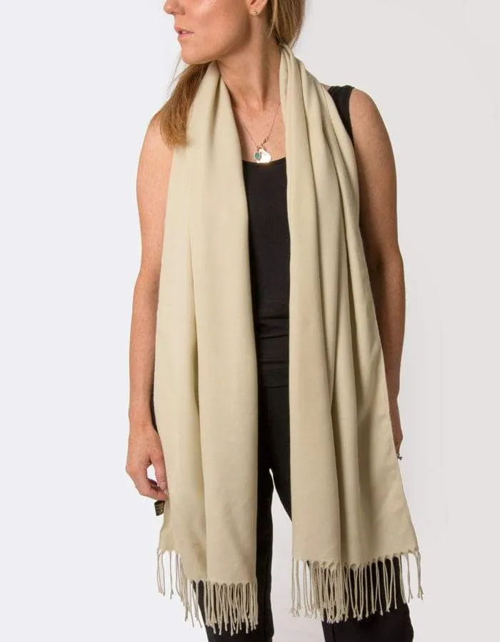 Beige Pashmina | SECONDS