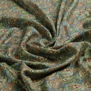 Blue Southwestern Pashmina Printed Fabric