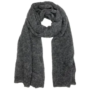 Charcoal Ultra Plush Alpaca Scarf | CozyCouture®