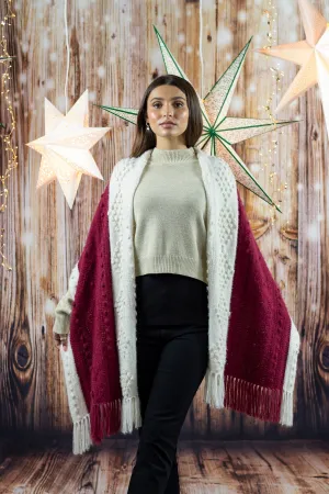 Cinnamon Swirl Stole - Knit