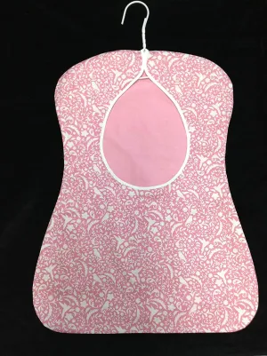 CLOTHESPIN BAG Large Designer Peg Bag, Pink and White Floral, Flowers & Birds Pin Bag, Hanging Closet Storage Bag, Laundry, Eco Friendly