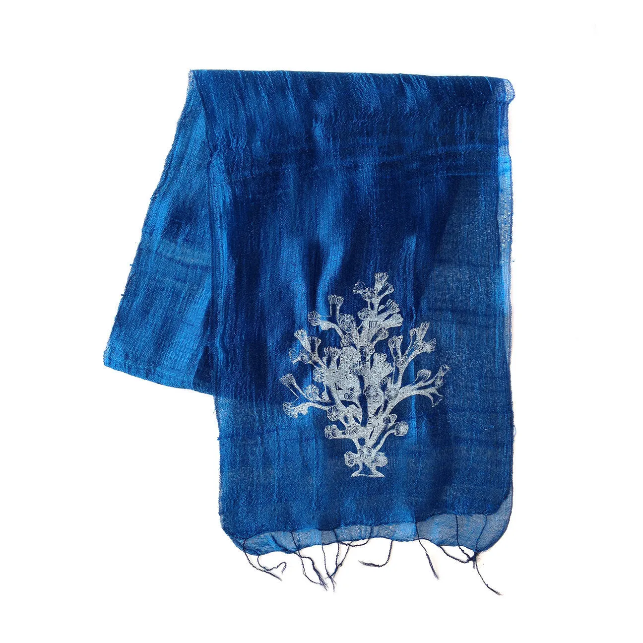 Coral Reef Silk Scarf