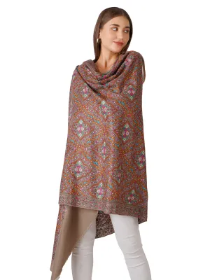 Elegant Pashmina Shawl - Elegant Pashmina Shawl - Everyday Luxury - Brown