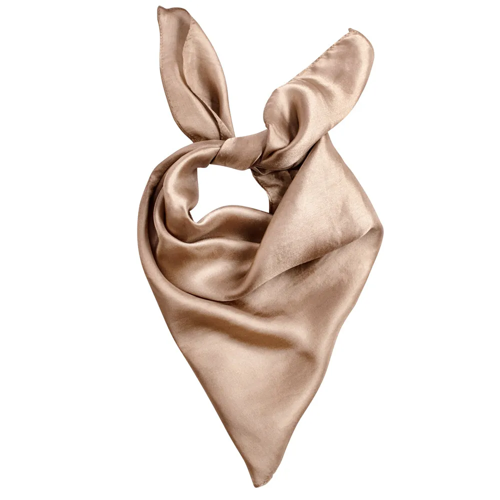 Elemental Silk Scarf in Champagne