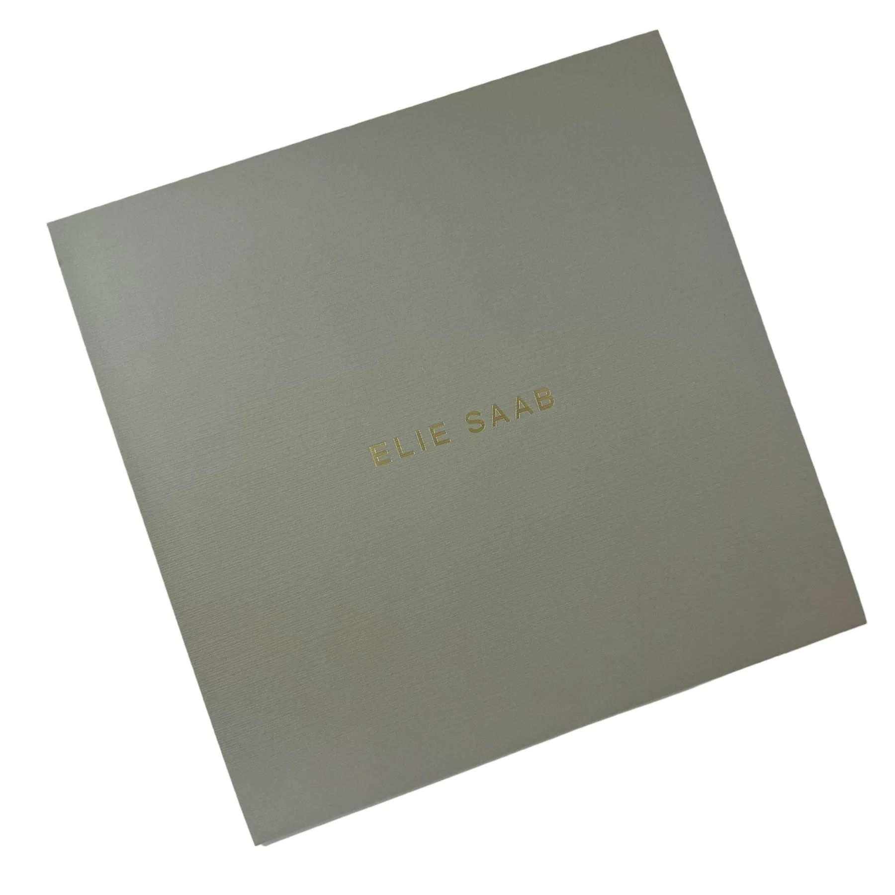 Elie Saab Scarf Gray Signature Floral Design - Cashmere Silk Shawl