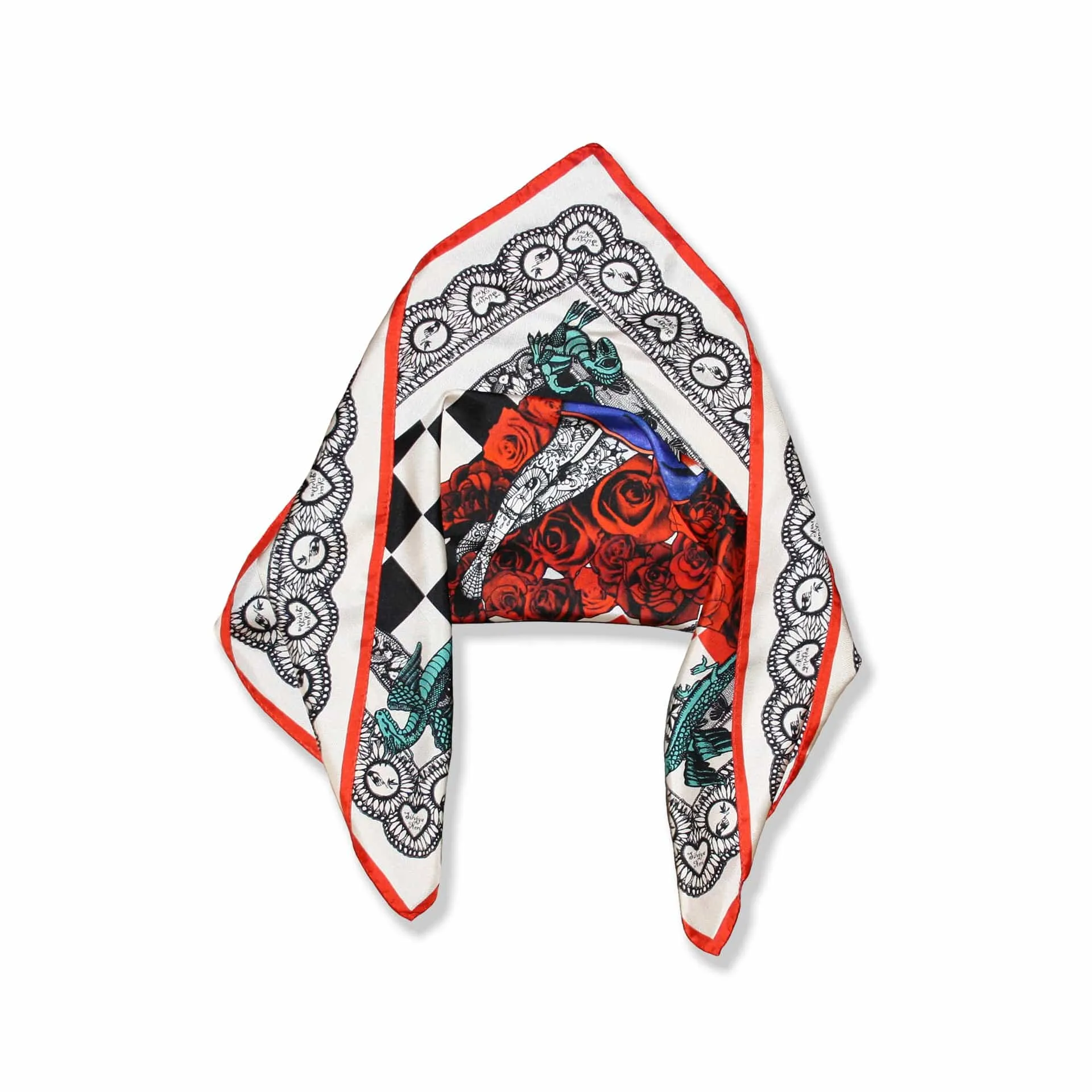 Fortune Teller Silk Scarf By Silviya Neri