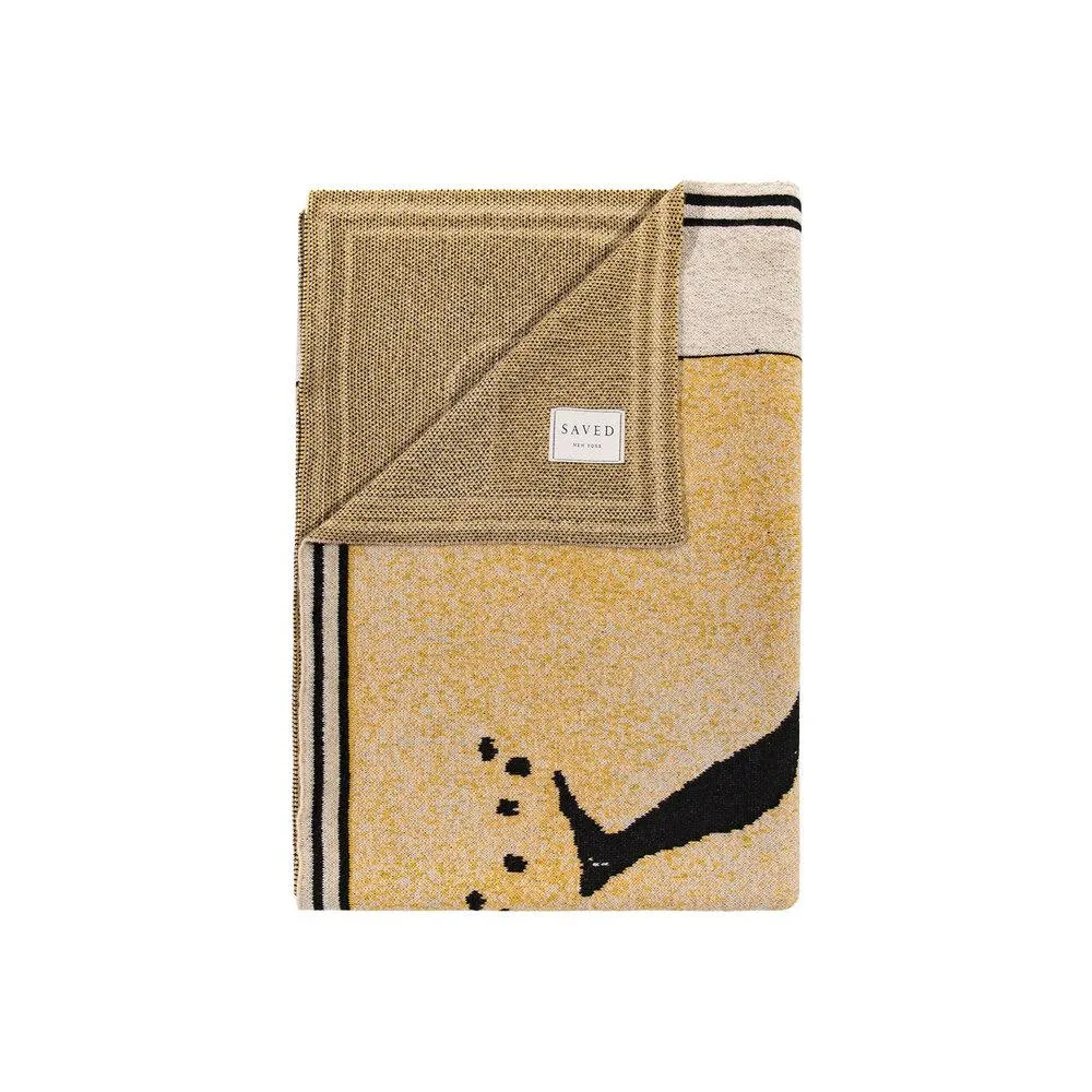 Greek Painting Cashmere Blankets by Saved NY