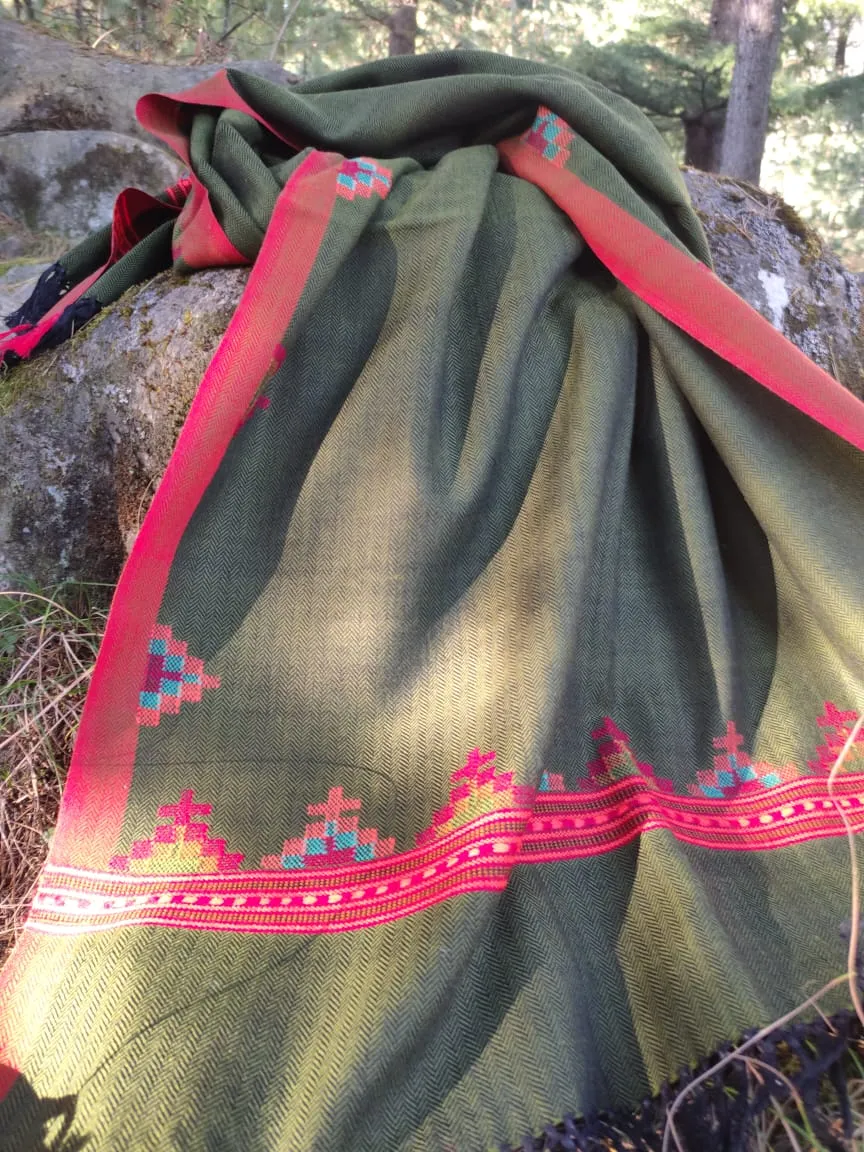 Handmade wool stole