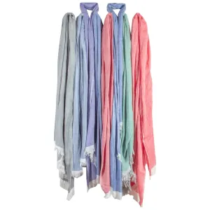 Handwoven Cotton & Linen Scarves from Marrakech