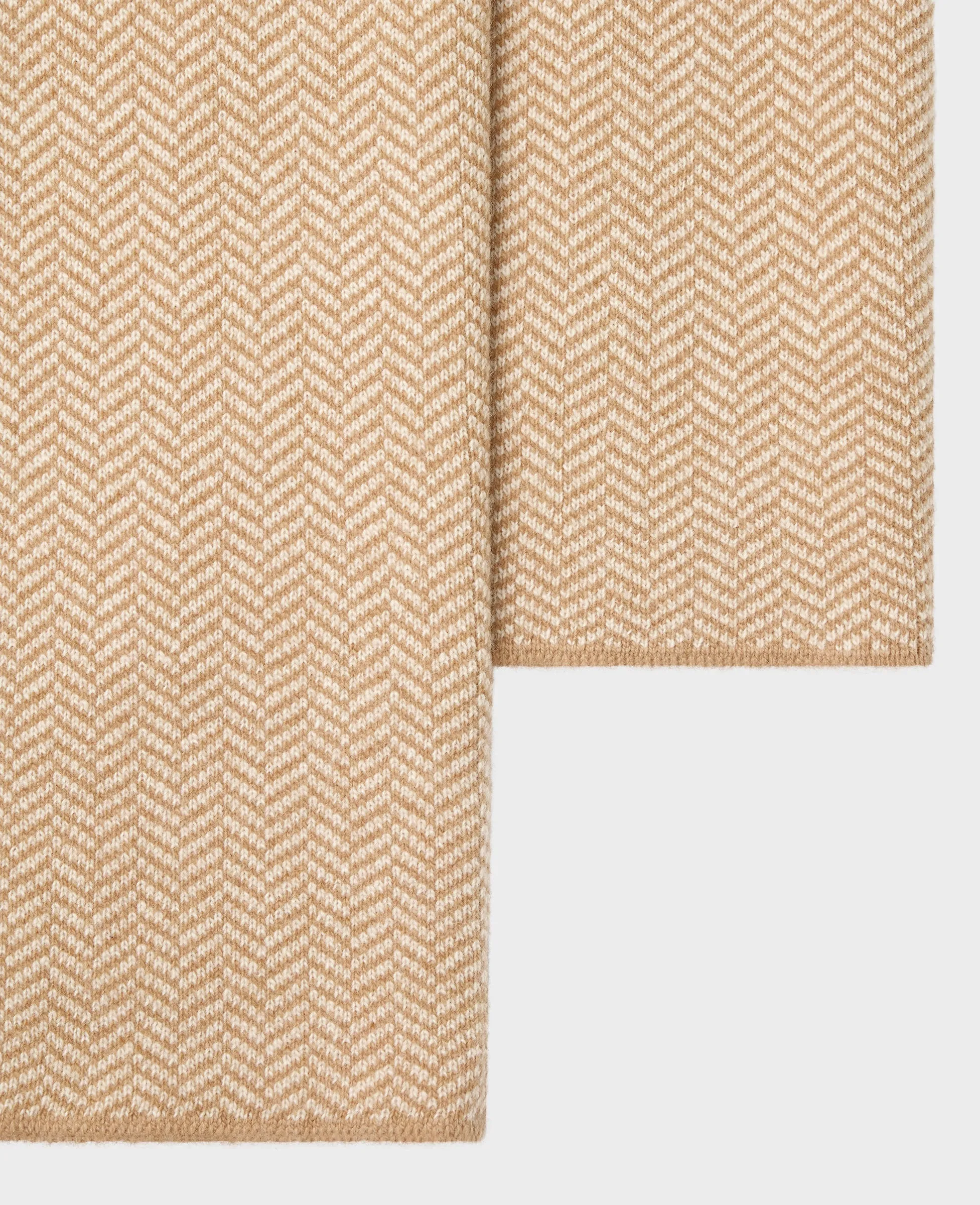 Herringbone Lambswool Scarf