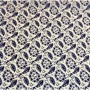 Leaf Print Silk Scarf