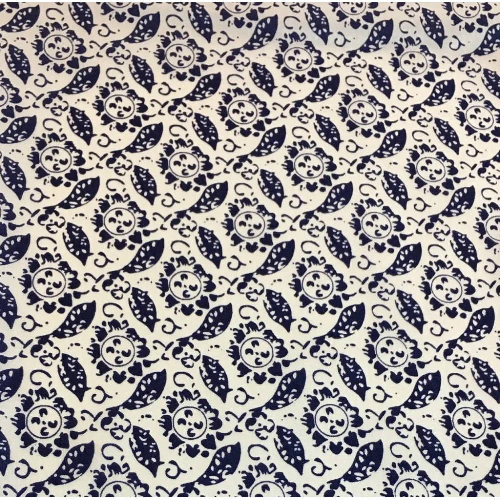 Leaf Print Silk Scarf