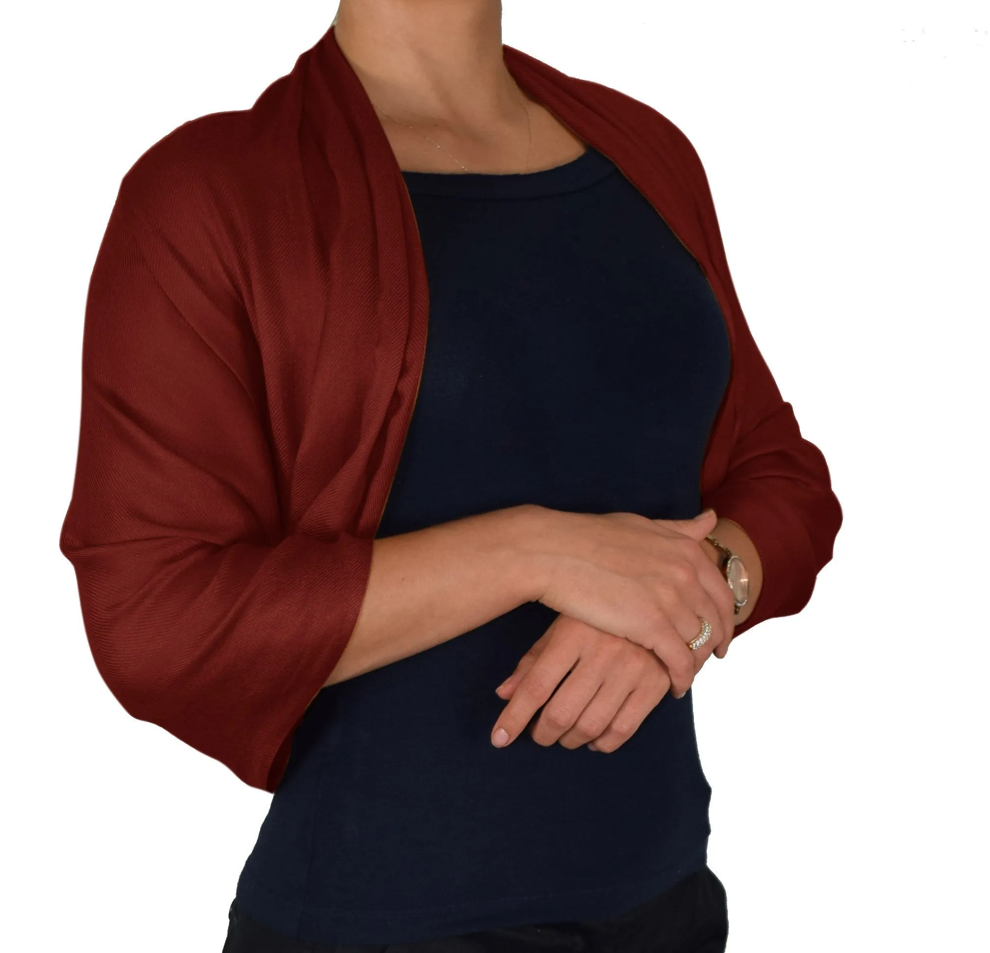 Maroon Pashmina Shawl Wrap Scarf