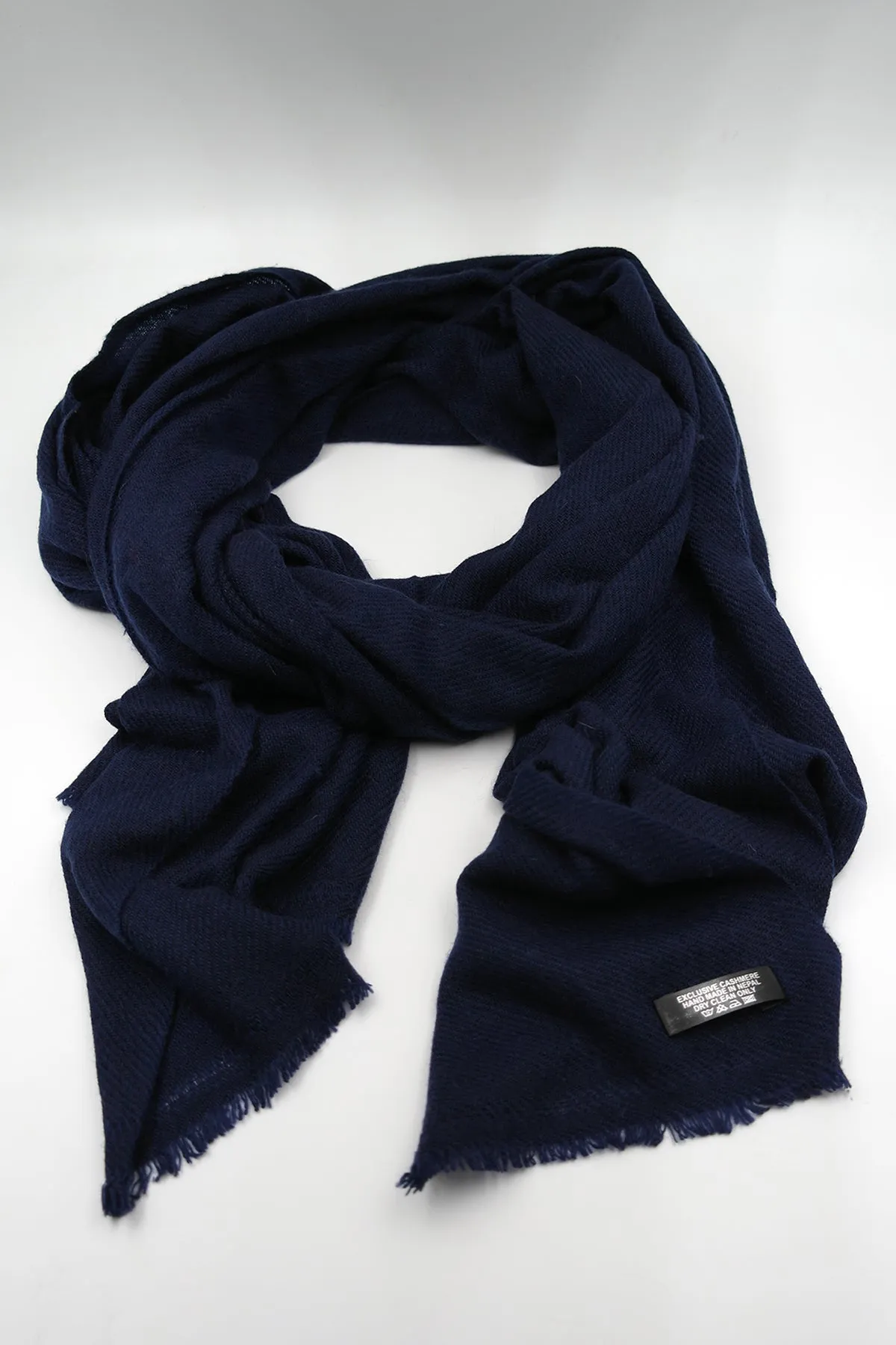 Navy Blue Pure Pashmina Shawl