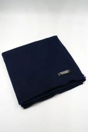 Navy Blue Pure Pashmina Shawl